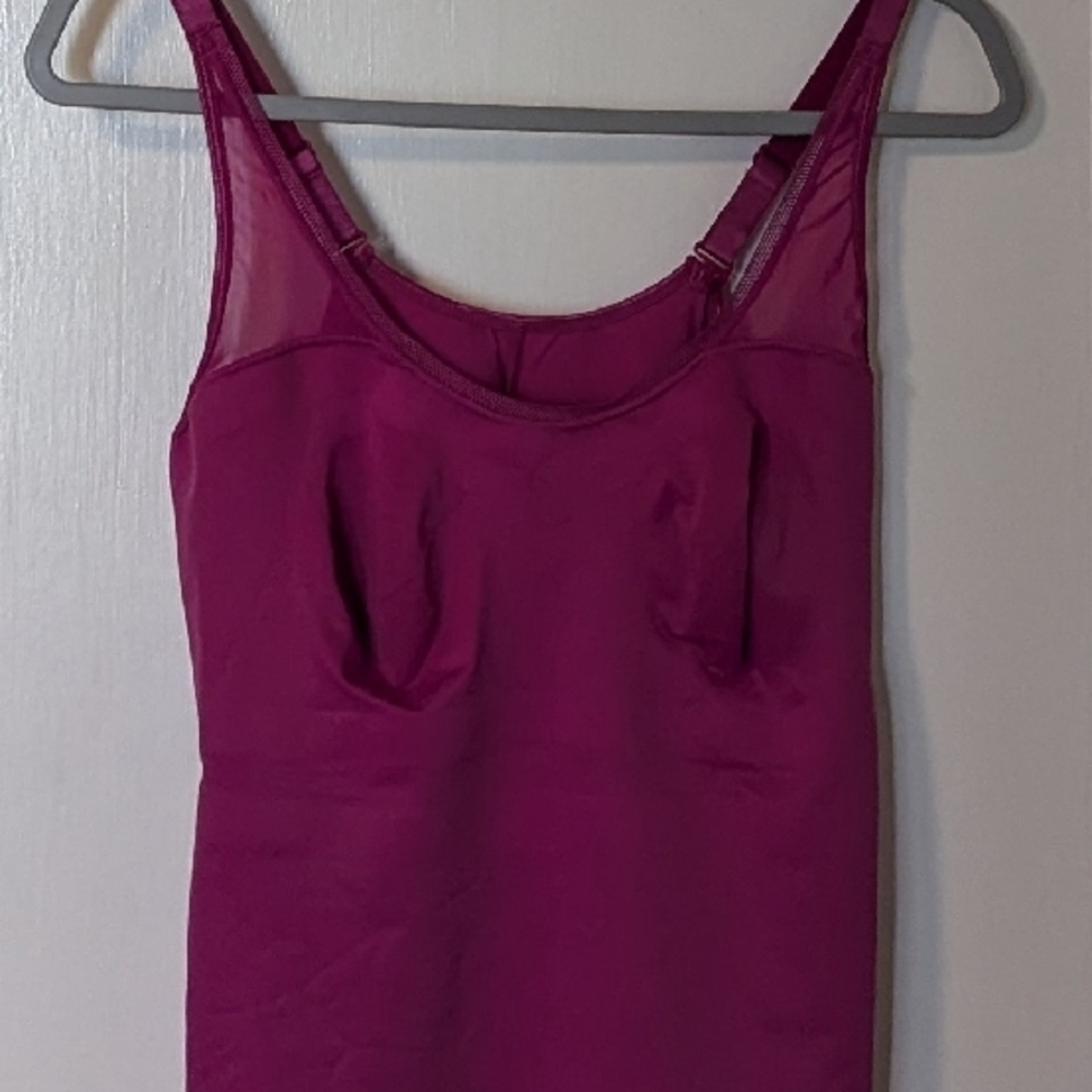 EUC Ruby Ribbon Heritage Sheer cami 38 Fushia
